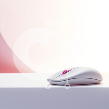 Intra Συλλεκτικό Ξύλινο Παζλ Plywood  4mm - Σύγχρονο λευκό ποντίκι υπολογιστή σε μινιμαλιστικό τραπέζι Σε Ξύλινο Κουτί - Διαστάσεις Puzzle: 10x10 cm – 25 κομμάτια - Image 1