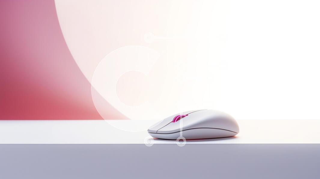 Intra Συλλεκτικό Ξύλινο Παζλ Plywood  4mm - Σύγχρονο λευκό ποντίκι υπολογιστή σε μινιμαλιστικό τραπέζι Σε Ξύλινο Κουτί - Διαστάσεις Puzzle: 10x10 cm – 25 κομμάτια