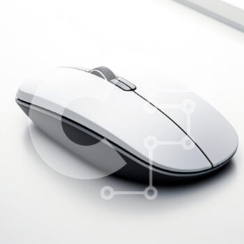 Intra Συλλεκτικό Ξύλινο Παζλ Plywood  4mm - Σύγχρονο ποντίκι υπολογιστή στο λευκό γραφείο Σε Ξύλινο Κουτί - Διαστάσεις Puzzle: 10x10 cm – 25 κομμάτια - Image 1