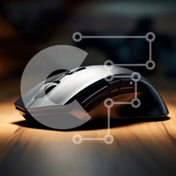 Intra Συλλεκτικό Ξύλινο Παζλ Plywood  4mm - Ποντίκι παιχνιδιού σε ξύλινη επιφάνεια Σε Ξύλινο Κουτί - Διαστάσεις Puzzle: 10x10 cm – 25 κομμάτια - Image 1