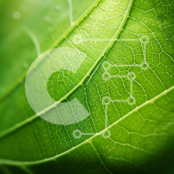 Intra Συλλεκτικό Ξύλινο Παζλ Plywood  4mm - Κοντινό πλάνο των πράσινων φύλλων Σε Ξύλινο Κουτί - Διαστάσεις: 10x10 cm – 25 κομμάτια