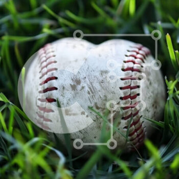 Intra Συλλεκτικό Ξύλινο Παζλ Plywood  4mm - Μπέιζμπολ στο πράσινο γρασίδι Σε Ξύλινο Κουτί - Διαστάσεις Puzzle: 10x10 cm – 25 κομμάτια - Image 1