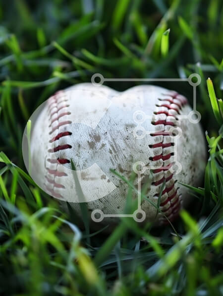 Intra Συλλεκτικό Ξύλινο Παζλ Plywood  4mm - Μπέιζμπολ στο πράσινο γρασίδι Σε Ξύλινο Κουτί - Διαστάσεις Puzzle: 10x10 cm – 25 κομμάτια