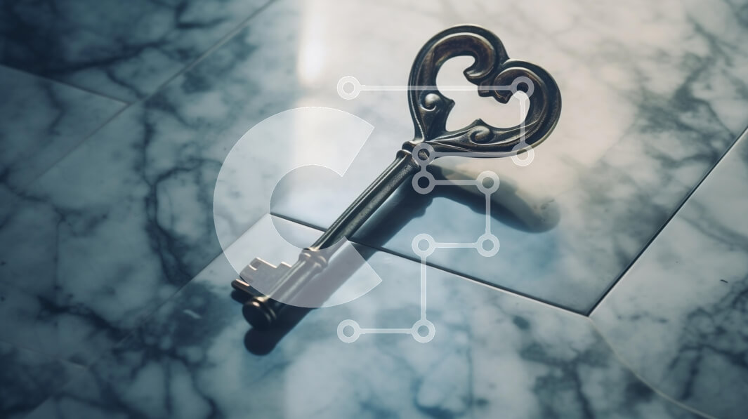 Intra Συλλεκτικό Ξύλινο Παζλ Plywood  4mm - Διακοσμητικό κλειδί σε σχήμα καρδιάς σε μαρμάρινη επιφάνεια Σε Ξύλινο Κουτί - Διαστάσεις: 10x10 cm – 25 κομμάτια