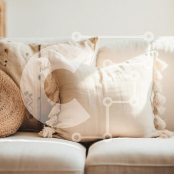 Intra Συλλεκτικό Ξύλινο Παζλ Plywood  4mm - Άνετος καναπές με διακοσμητικά μαξιλάρια Σε Ξύλινο Κουτί - Διαστάσεις Puzzle: 10x10 cm – 25 κομμάτια - Image 1