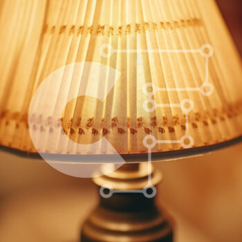 Intra Συλλεκτικό Ξύλινο Παζλ Plywood  4mm - Άνετο φωτιστικό με πλισέ σκιά Σε Ξύλινο Κουτί - Διαστάσεις Puzzle: 10x10 cm – 25 κομμάτια - Image 1