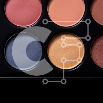 Intra Συλλεκτικό Ξύλινο Παζλ Plywood  4mm - Παλέτα καλλυντικών μακιγιάζ Σε Ξύλινο Κουτί - Διαστάσεις Puzzle: 10x10 cm – 25 κομμάτια - Image 1