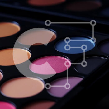 Intra Συλλεκτικό Ξύλινο Παζλ Plywood  4mm - Παλέτα μακιγιάζ με διάφορα χρώματα Σε Ξύλινο Κουτί - Διαστάσεις Puzzle: 10x10 cm – 25 κομμάτια - Image 1