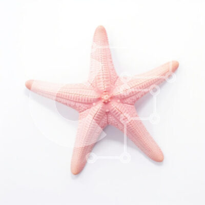 Intra Συλλεκτικό Ξύλινο Παζλ Plywood  4mm - Ροζ αστερίας σε άσπρο φόντο Σε Ξύλινο Κουτί - Διαστάσεις: 10x10 cm – 25 κομμάτια - Image 1