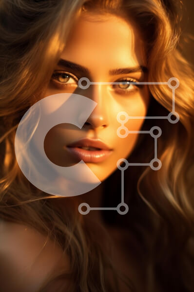 Intra Συλλεκτικό Ξύλινο Παζλ Plywood  4mm - Πορτρέτο κινηματογραφήσεων σε πρώτο πλάνο στο χρυσό φως Σε Ξύλινο Κουτί - Διαστάσεις Puzzle: 10x10 cm – 25 κομμάτια