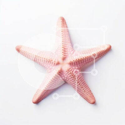 Intra Συλλεκτικό Ξύλινο Παζλ Plywood  4mm - Αστερίας σε άσπρο φόντο Σε Ξύλινο Κουτί - Διαστάσεις: 10x10 cm – 25 κομμάτια - Image 1