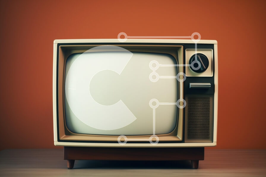 Intra Συλλεκτικό Ξύλινο Παζλ Plywood  4mm - Vintage Τηλεόραση Σε Ξύλινο Κουτί - Διαστάσεις Puzzle: 10x10 cm – 25 κομμάτια