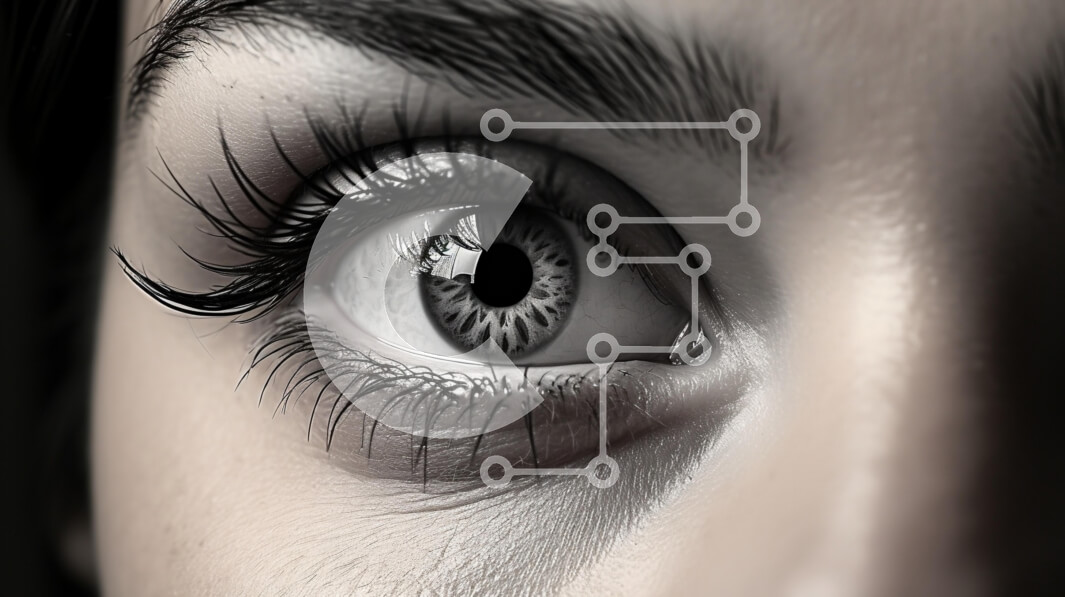 Intra Συλλεκτικό Ξύλινο Παζλ Plywood  4mm - Κοντινό πλάνο ενός καλλιτεχνικού ματιού Σε Ξύλινο Κουτί - Διαστάσεις Puzzle: 10x10 cm – 25 κομμάτια