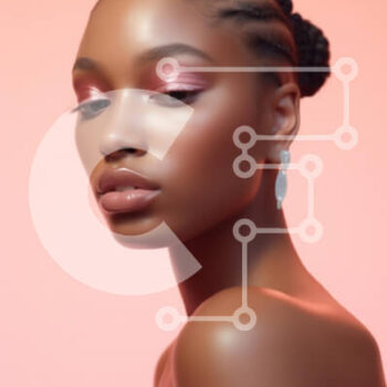 Intra Συλλεκτικό Ξύλινο Παζλ Plywood  4mm - Πορτρέτο μιας νεαρής γυναίκας με πλεκτά μαλλιά και κομψό μακιγιάζ Σε Ξύλινο Κουτί - Διαστάσεις Puzzle: 10x10 cm – 25 κομμάτια - Image 1