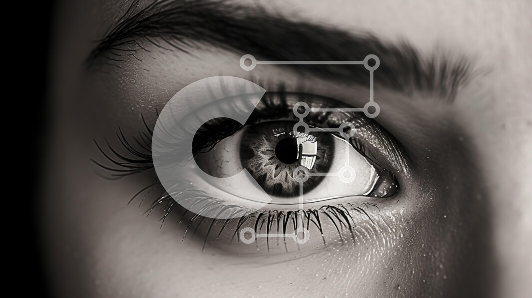 Intra Συλλεκτικό Ξύλινο Παζλ Plywood  4mm - Κοντινό πλάνο ενός ανθρώπινου ματιού Σε Ξύλινο Κουτί - Διαστάσεις Puzzle: 10x10 cm – 25 κομμάτια