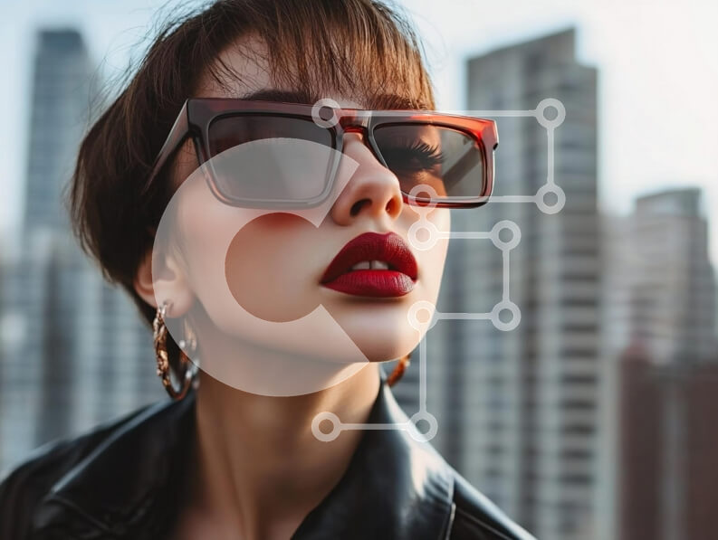 Intra Συλλεκτικό Ξύλινο Παζλ Plywood  4mm - Κομψό πορτρέτο Urban Fashion Σε Ξύλινο Κουτί - Διαστάσεις Puzzle: 10x10 cm – 25 κομμάτια