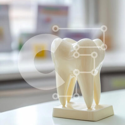 Intra Συλλεκτικό Ξύλινο Παζλ Plywood  4mm - Οδοντιατρικό μοντέλο ενός δοντιού Σε Ξύλινο Κουτί - Διαστάσεις Puzzle: 10x10 cm – 25 κομμάτια - Image 1