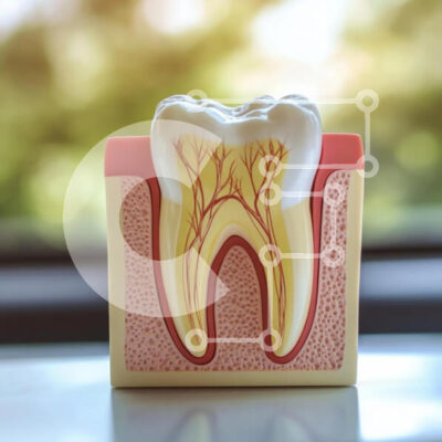 Intra Συλλεκτικό Ξύλινο Παζλ Plywood  4mm - Μοντέλο Ανατομίας Ανθρώπινου Δοντιού Σε Ξύλινο Κουτί - Διαστάσεις Puzzle: 10x10 cm – 25 κομμάτια - Image 1