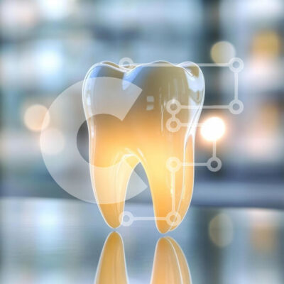 Intra Συλλεκτικό Ξύλινο Παζλ Plywood  4mm - Στυλιζαρισμένο δόντι σε γυαλιστερό φινίρισμα Σε Ξύλινο Κουτί - Διαστάσεις Puzzle: 10x10 cm – 25 κομμάτια - Image 1