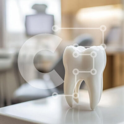 Intra Συλλεκτικό Ξύλινο Παζλ Plywood  4mm - Οδοντιατρικό μοντέλο σε οδοντιατρείο Σε Ξύλινο Κουτί - Διαστάσεις Puzzle: 10x10 cm – 25 κομμάτια - Image 1