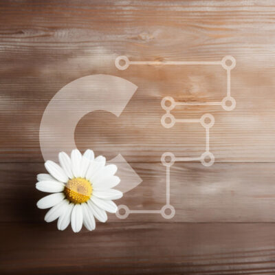 Intra Συλλεκτικό Ξύλινο Παζλ Plywood  4mm - Λουλούδι μαργαρίτας σε ξύλινη επιφάνεια Σε Ξύλινο Κουτί - Διαστάσεις: 10x10 cm – 25 κομμάτια - Image 1