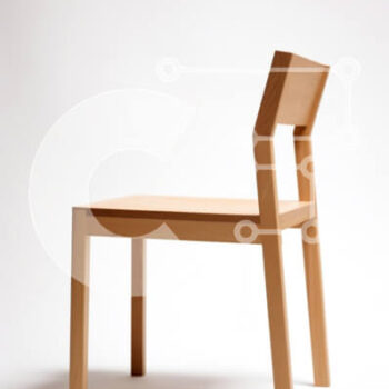 Intra Συλλεκτικό Ξύλινο Παζλ Plywood  4mm - Μινιμαλιστική Ξύλινη Καρέκλα Σε Ξύλινο Κουτί - Διαστάσεις Puzzle: 10x10 cm – 25 κομμάτια - Image 1