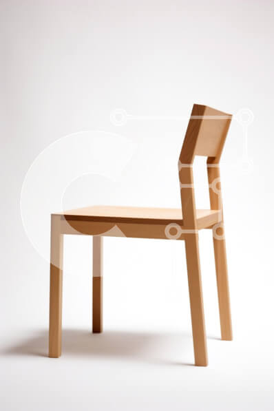 Intra Συλλεκτικό Ξύλινο Παζλ Plywood  4mm - Μινιμαλιστική Ξύλινη Καρέκλα Σε Ξύλινο Κουτί - Διαστάσεις Puzzle: 10x10 cm – 25 κομμάτια