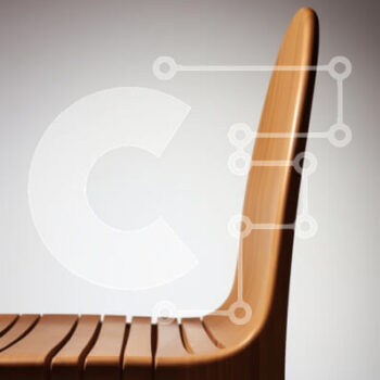 Intra Συλλεκτικό Ξύλινο Παζλ Plywood  4mm - Μινιμαλιστική Ξύλινη Καρέκλα σε Προφίλ Σε Ξύλινο Κουτί - Διαστάσεις Puzzle: 10x10 cm – 25 κομμάτια - Image 1