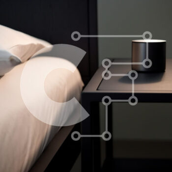 Intra Συλλεκτικό Ξύλινο Παζλ Plywood  4mm - Μοντέρνο εσωτερικό υπνοδωμάτιο με μαύρο διακοσμητικό κομμάτι Σε Ξύλινο Κουτί - Διαστάσεις Puzzle: 10x10 cm – 25 κομμάτια - Image 1