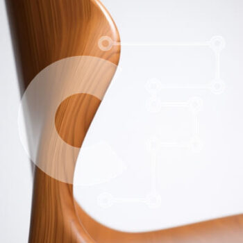 Intra Συλλεκτικό Ξύλινο Παζλ Plywood  4mm - Μοντέρνο σχέδιο Ξύλινης Καρέκλας Σε Ξύλινο Κουτί - Διαστάσεις Puzzle: 10x10 cm – 25 κομμάτια - Image 1