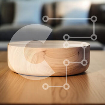 Intra Συλλεκτικό Ξύλινο Παζλ Plywood  4mm - Ξύλινο μπολ σε ένα τραπέζι σε ένα ζεστό εσωτερικό περιβάλλον Σε Ξύλινο Κουτί - Διαστάσεις Puzzle: 10x10 cm – 25 κομμάτια - Image 1