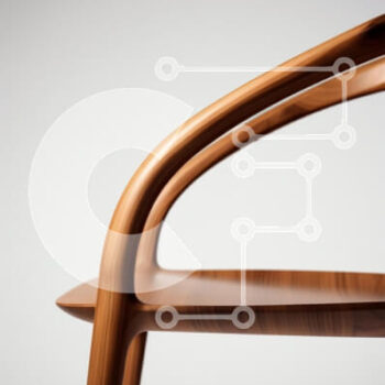 Intra Συλλεκτικό Ξύλινο Παζλ Plywood  4mm - Κομψό σχέδιο Ξύλινης Καρέκλας Σε Ξύλινο Κουτί - Διαστάσεις Puzzle: 10x10 cm – 25 κομμάτια - Image 1