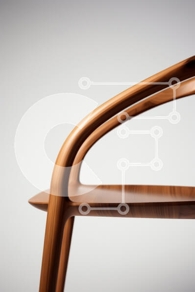 Intra Συλλεκτικό Ξύλινο Παζλ Plywood  4mm - Κομψό σχέδιο Ξύλινης Καρέκλας Σε Ξύλινο Κουτί - Διαστάσεις Puzzle: 10x10 cm – 25 κομμάτια