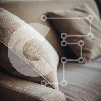 Intra Συλλεκτικό Ξύλινο Παζλ Plywood  4mm - Κομψός μοντέρνος καναπές με μαξιλάρια Σε Ξύλινο Κουτί - Διαστάσεις Puzzle: 10x10 cm – 25 κομμάτια - Image 1