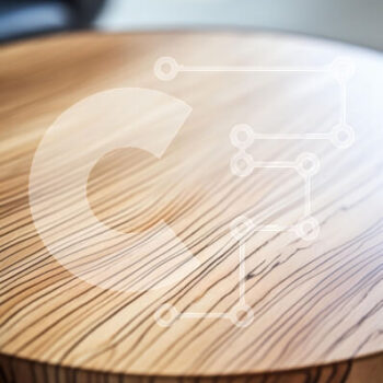 Intra Συλλεκτικό Ξύλινο Παζλ Plywood  4mm - Κομψό ξύλινο τραπέζι με περίπλοκα σχέδια σε κόκκους Σε Ξύλινο Κουτί - Διαστάσεις Puzzle: 10x10 cm – 25 κομμάτια - Image 1