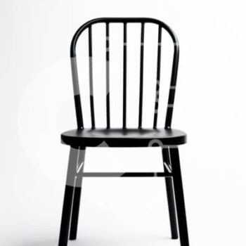 Intra Συλλεκτικό Ξύλινο Παζλ Plywood  4mm - Μοντέρνα μαύρη καρέκλα σε άσπρο φόντο Σε Ξύλινο Κουτί - Διαστάσεις Puzzle: 10x10 cm – 25 κομμάτια - Image 1