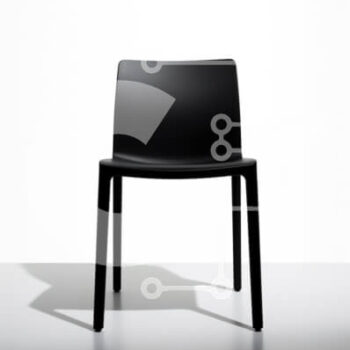 Intra Συλλεκτικό Ξύλινο Παζλ Plywood  4mm - Μινιμαλιστική μαύρη καρέκλα Σε Ξύλινο Κουτί - Διαστάσεις Puzzle: 10x10 cm – 25 κομμάτια - Image 1