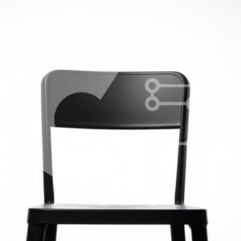 Intra Συλλεκτικό Ξύλινο Παζλ Plywood  4mm - Μινιμαλιστική μαύρη καρέκλα Σε Ξύλινο Κουτί - Διαστάσεις Puzzle: 10x10 cm – 25 κομμάτια - Image 1