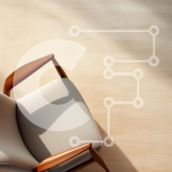 Intra Συλλεκτικό Ξύλινο Παζλ Plywood  4mm - Μοντέρνα πολυθρόνα σε μινιμαλιστικό εσωτερικό Σε Ξύλινο Κουτί - Διαστάσεις Puzzle: 10x10 cm – 25 κομμάτια - Image 1