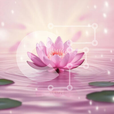 Intra Συλλεκτικό Ξύλινο Παζλ Plywood 4mm - Όμορφο νούφαρο σε μια ήρεμη επιφάνεια νερού Σε Ξύλινο Κουτί - Διαστάσεις: 10x10 cm – 25 κομμάτια - Image 1