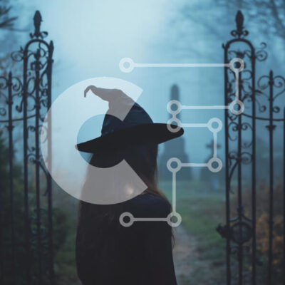 Intra Συλλεκτικό Ξύλινο Παζλ Plywood 4mm - Μυστική φιγούρα στο ομιχλώδες νεκροταφείο Σε Ξύλινο Κουτί - Διαστάσεις: 10x10 cm – 25 κομμάτια - Image 1