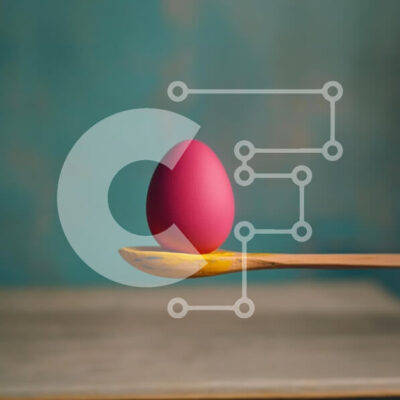 Intra Συλλεκτικό Ξύλινο Παζλ Plywood  4mm - Ροζ αυγό στο ξύλινο κουτάλι Σε Ξύλινο Κουτί - Διαστάσεις: 10x10 cm – 25 κομμάτια - Image 1