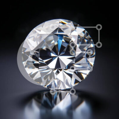 Intra Συλλεκτικό Ξύλινο Παζλ Plywood 4mm - Brilliant Cut Diamond σε ανακλαστική επιφάνεια Σε Ξύλινο Κουτί - Διαστάσεις: 10x10 cm – 25 κομμάτια - Image 1