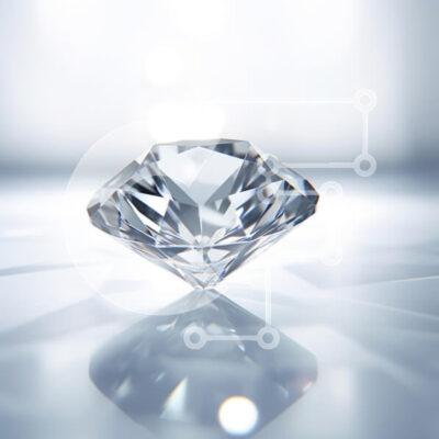 Intra Συλλεκτικό Ξύλινο Παζλ Plywood  4mm - Brilliant Cut Diamond σε ανακλαστική επιφάνεια Σε Ξύλινο Κουτί - Διαστάσεις: 10x10 cm – 25 κομμάτια - Image 1