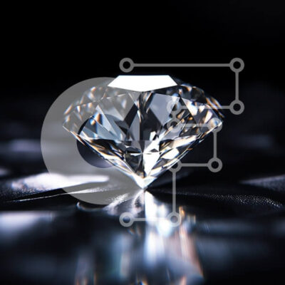 Intra Συλλεκτικό Ξύλινο Παζλ Plywood  4mm - Εκπληκτικό διαμάντι σε ανακλαστική επιφάνεια Σε Ξύλινο Κουτί - Διαστάσεις: 10x10 cm – 25 κομμάτια - Image 1