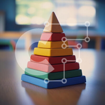 Intra Συλλεκτικό Ξύλινο Παζλ Plywood  4mm - Πολύχρωμο ξύλινο παιχνίδι στοίβαξης Σε Ξύλινο Κουτί - Διαστάσεις Puzzle: 10x10 cm – 25 κομμάτια - Image 1