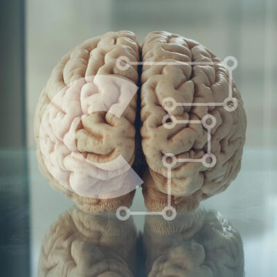 Intra Συλλεκτικό Ξύλινο Παζλ Plywood  4mm - Λεπτομερές μοντέλο ανθρώπινου εγκεφάλου Σε Ξύλινο Κουτί - Διαστάσεις Puzzle: 10x10 cm – 25 κομμάτια - Image 1