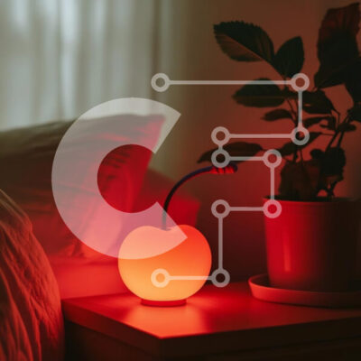 Intra Συλλεκτικό Ξύλινο Παζλ Plywood  4mm - Άνετο υπνοδωμάτιο με φωτιστικό και κρεβάτι σε σχήμα μήλου Σε Ξύλινο Κουτί - Διαστάσεις Puzzle: 10x10 cm – 25 κομμάτια - Image 1