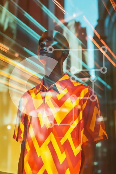 Intra Συλλεκτικό Ξύλινο Παζλ Plywood  4mm - Κομψό μανεκέν που επιδεικνύει ζωντανή μόδα Σε Ξύλινο Κουτί - Διαστάσεις Puzzle: 10x10 cm – 25 κομμάτια