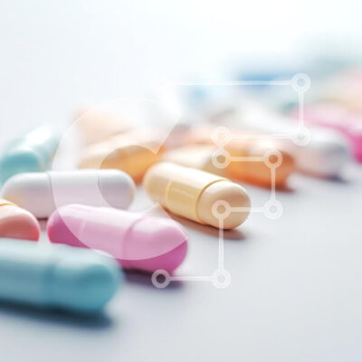 Intra Συλλεκτικό Ξύλινο Παζλ Plywood 4mm - Πολύχρωμες κάψουλες σε ανοιχτόχρωμο φόντο Σε Ξύλινο Κουτί - Διαστάσεις Puzzle: 10x10 cm – 25 κομμάτια - Image 1